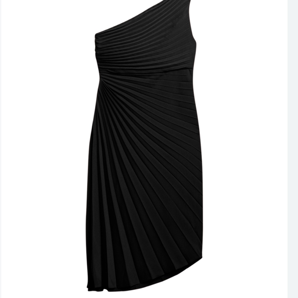 Elegant Black One-Shoulder Banana Republic Dress